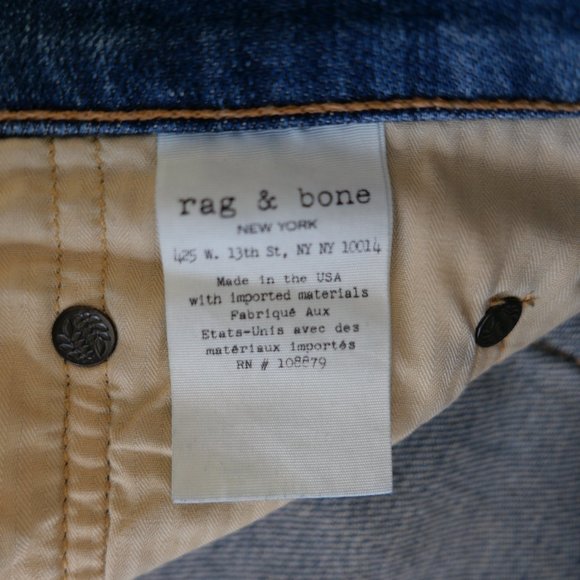 Rag and Bone Standard Issue Fit 2 Slim Leg Jeans - Picture 10 of 16